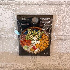 Loungefly Disney Mickey & Minnie Mouse Charcuterie Board Spinning Enamel Pin NEW